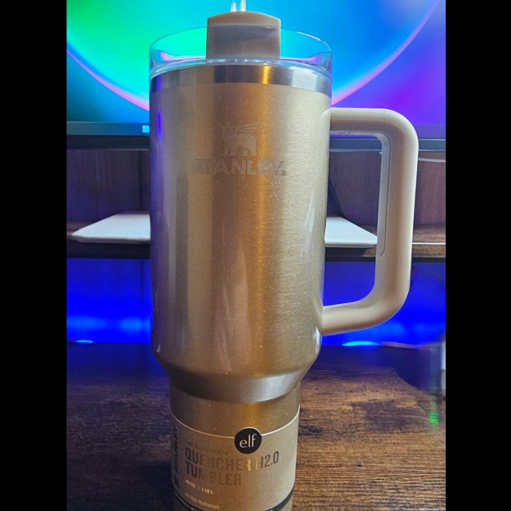 Limited Edition ELF Collab Honey Talks Stanley 40oz tumbler